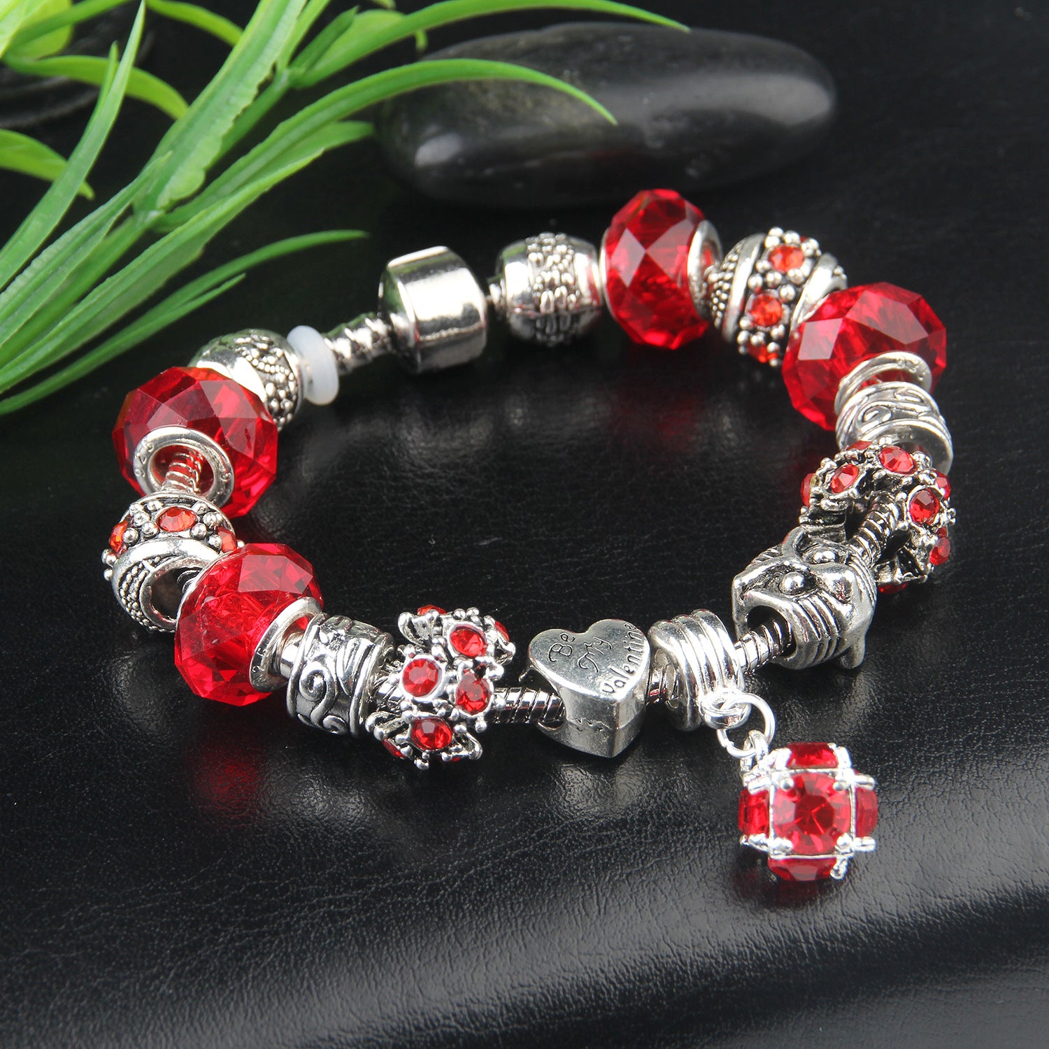 Fashion Colored Glass Crystal National Style Diy Beaded Jewelry
